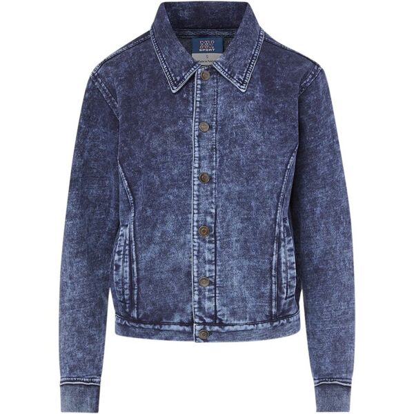 Women's Mila Acid Wash Denim Terry Jacket Thumbnail