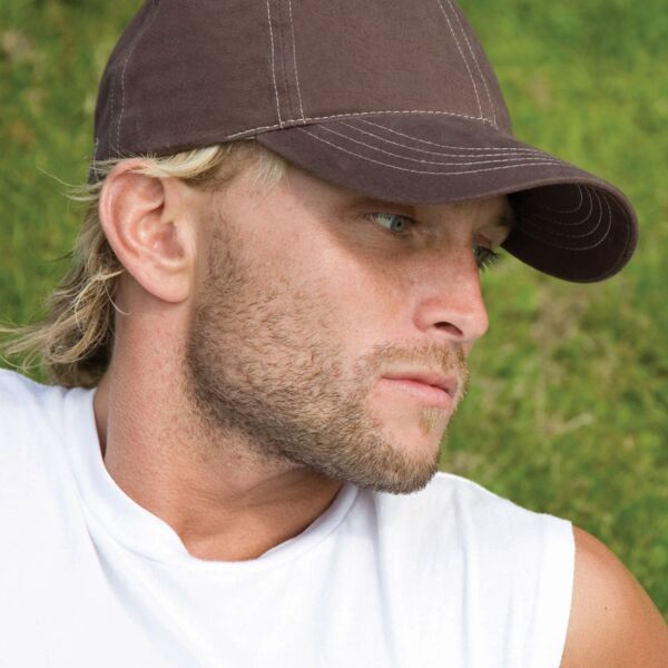 Plush Contrast Stitch Cap Thumbnail