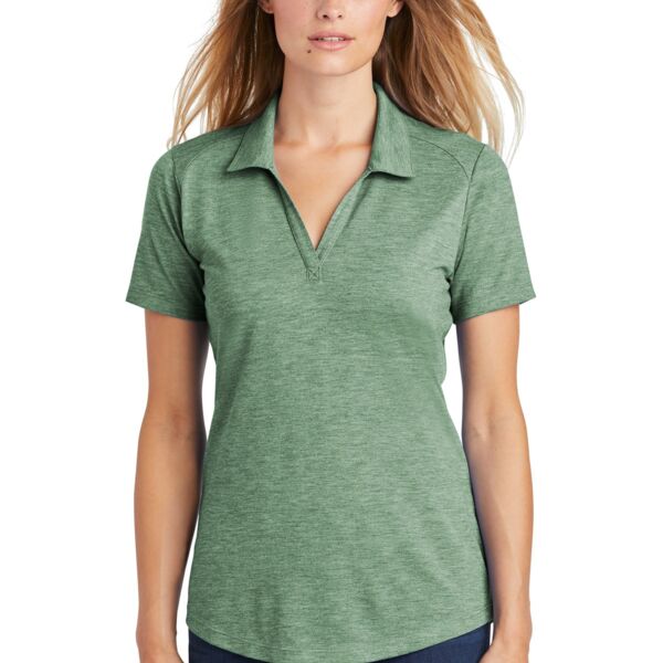 SEW N STITCHES - Ladies PosiCharge ® Tri Blend Wicking Polo Thumbnail