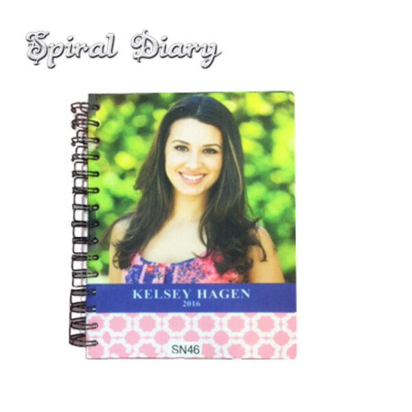 DyeTrans Spiral Diary Notebook, 8.27" x 5.83" Thumbnail