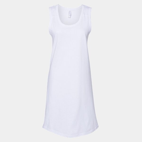 Women's Fine Jersey Racerback Tank Dress Thumbnail