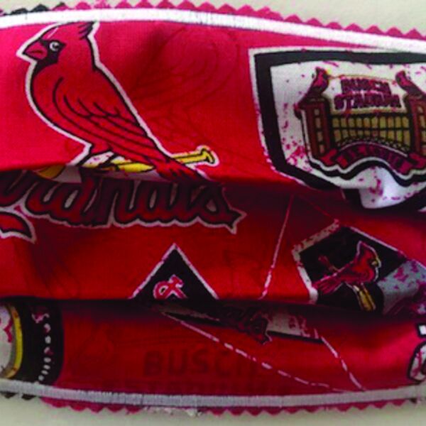 FACEMASK - NON-MEDICAL HOMEMADE MASK - STL CARDINALS VINTAGE Thumbnail