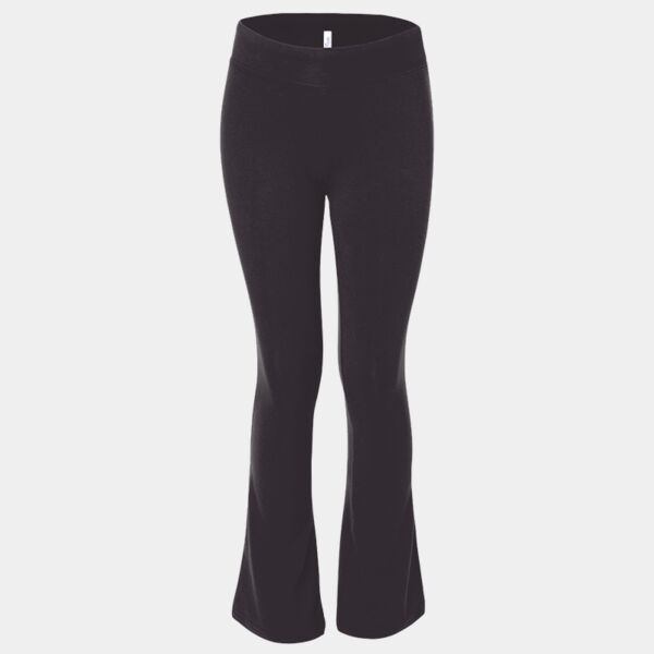 SEW N STITCHES - BELLA CANVAS - Girls' Cotton Spandex Dance Pants Thumbnail