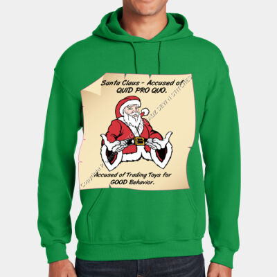 SANTA QUID PRO QUO - GILDAN ADULT HEAVY BLENDED HOODIE Thumbnail
